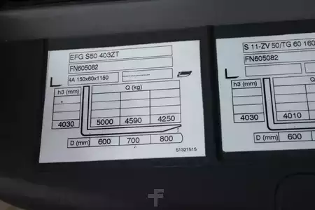 El Truck - 4-hjul 2019  Jungheinrich EFG S50 G 160 403ZT (7)