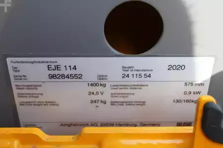 Elektromos emelőkocsik 2020  Jungheinrich EJE 114 24 115 54 (4)