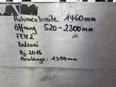 Chwytaki do kartonów, ramię sztywne 2016  Bolzoni KS09C6A (3)
