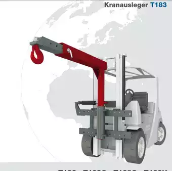 Bras de grue 1997  Kaup 2T 183 C - Hydraulischer Kran (1)
