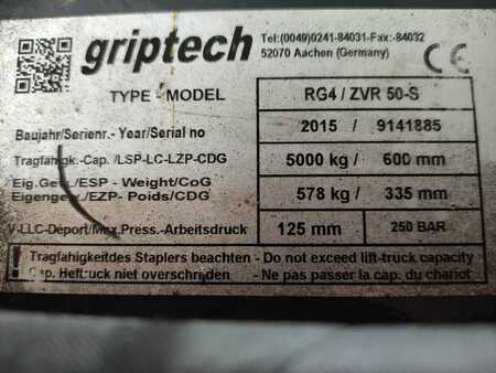 Positionneur de fourches 2015  Griptech RG4/ZVR50-S (6)