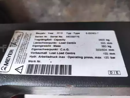 Haarukoiden asetinlaite 2019  Meyer 6-2506G-T (5)