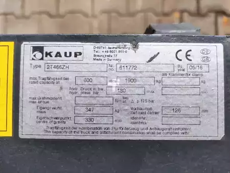 Positionneur de fourches 2016  Kaup 2T466ZH (6)
