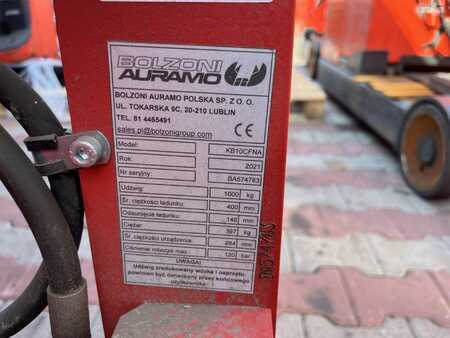 Kartonklammer, Arm starr  Bolzoni KB10CFNA (5)