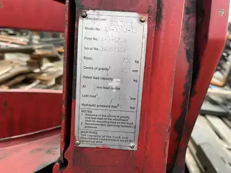 Chwytak do rol papieru 360°, obrotowy  Bolzoni AR-30RJ-13 (6)