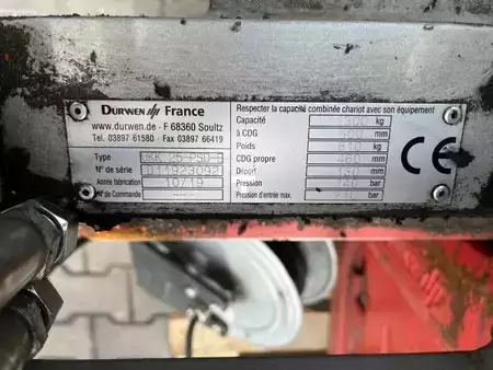 Pinces à carton, bras fix 2019  Durwen UKK 25-PSD-E (5)