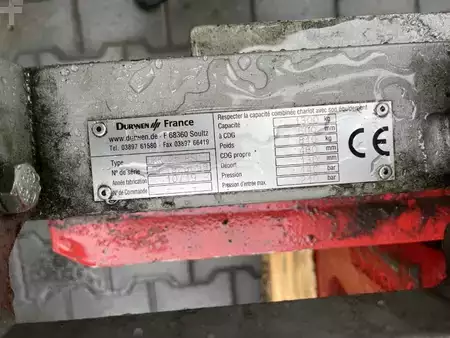 Čelisti na karton, pevné rameno  Durwen UKK 25-PSD-E (5)