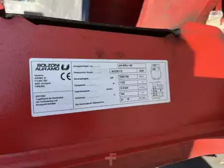 Chwytak do rol papieru 360°, obrotowy 2022  Bolzoni AR-60-RJ-15E (5)