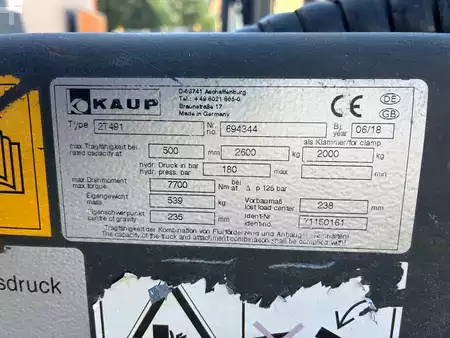 Dreje gaffel klemmer - drejbar 2018  Kaup 2T491 (5)