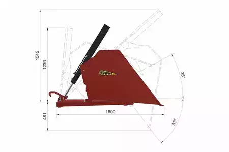 Szufla do materiałów sypkich 2026  Wifo HO-150 (4)