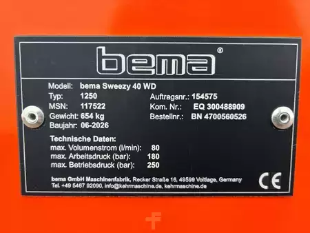 Varredor 2026  Bema Sweezy 40 WD Typ 1250 (6)