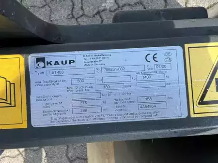 Pinzas para balas de celulosa, brazo rígido 2020  Kaup 1.5T 413 (4)