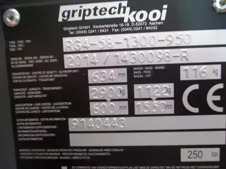 Horquilla telescópica 2014  Griptech RG4-58-1300/950 (4)