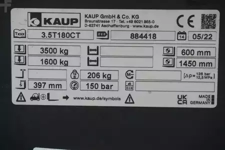 Garfos hidraulicos telescópicos 2022  Kaup KAUP 3.5T180CT (4)