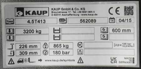 Bale clamp 2015  Kaup  4,5T 413 (4)