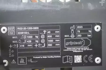 Hydraulinenjatkohaarukka 2023  Griptech RG2-20-1200-0800 (4)