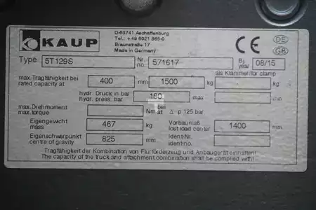 Lastholder 2015  Kaup 5T129S Breite:600mm (4)