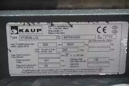 Deslocamento lateral triplo 2022  Kaup 3T253B-L/Q Breite 1600mm (5)