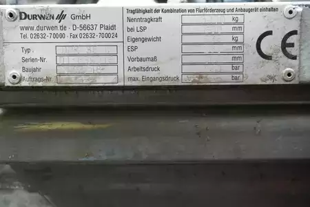 Dubbele palletvork 2018  Durwen DURWEN DPK 35 C, Breite 1200 mm (5)