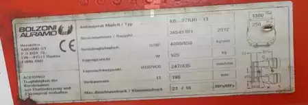 Chwytak do rol papieru 360°, obrotowy 2012  Auramo BOLZONI /AURAMO AR-37RJO-15 (4)