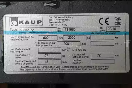 Sideshift 2019  Kaup KAUP 2T151P2, Breite 1150 mm (4)