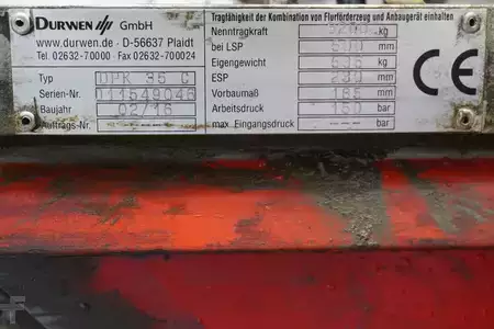 Dubbele palletvork 2016  Durwen DURWEN DPK35C, Breite 1200 mm (5)
