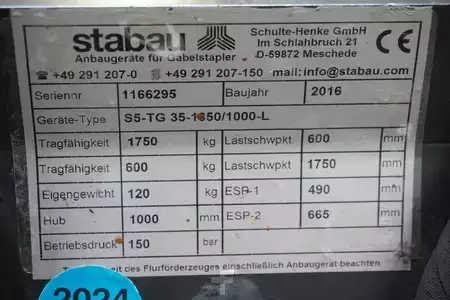 Teleskop gafler 2016  Stabau S5-TG 35-1850/1000-L/R (4)