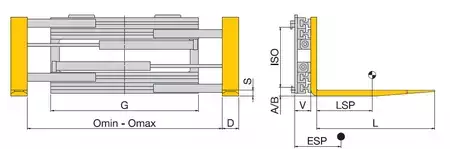 Svěrací vidlice 2014 Stabau S 12-KG 70 (2)
