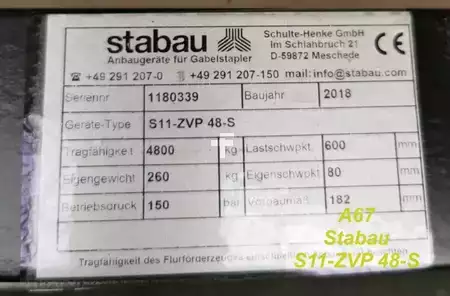 Zinkenverstellgerät 2018  Stabau S11-ZVP 48-S (S-Nr. 1180339) (2)