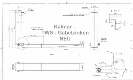 Emelővilla 2021  Kalmar TWS 250x100x2.500 (5)