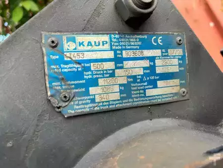 gaffelklemme 1999  Kaup Drehklammer-Gabel/ 1T453/ Serien-Nr: 903608 (3)