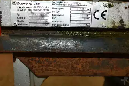 Pozycjoner wideł z przesuwem bocznym 2014  Durwen RZV 30 S Breite 1150 mm (4)