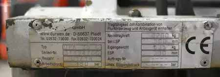 Dvojité paletové vidlice 2014  Durwen DPK 35 C (5)