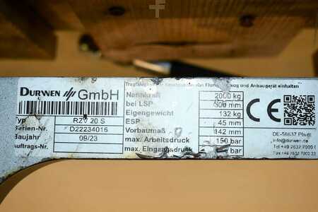 Posizionatore forche con traslatore integrato 2023  Durwen DURWEN RZV 20-S Breite 980mm (4)