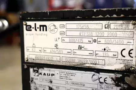 Garfos hidraulicos telescópicos 2018  E-L-M 2TES18 (3)