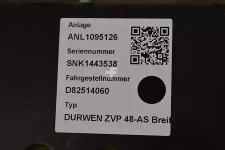 Equipamento de ajuste dos garfos com deslocamento lateral 2025  Durwen ZVP 48-AS, Breite 1350 mm (5)