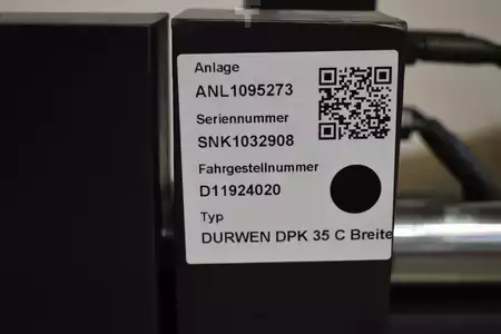 Dubbele palletvork 2019  Durwen DPK 35 C, Breite: 1200 mm (6)