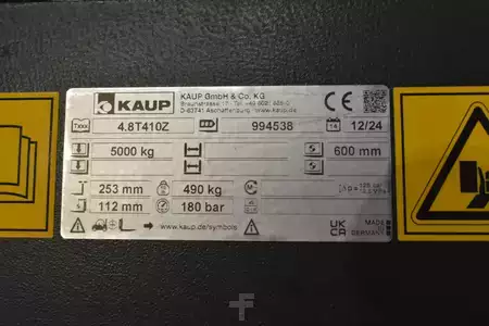 Обладнання для регулювання вил з сайдшифтом 2024  Kaup 4.8T410Z, Breite 1.330 mm (4)
