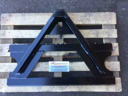 Zubehör - [div] Gabelträger mit Geräte- Schlepperdreieck, Gegenstück, (1)