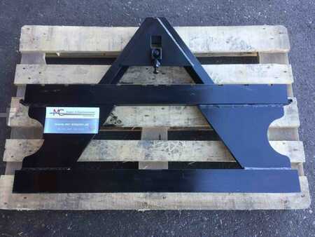 Zubehör - [div] Gabelträger mit Geräte- Schlepperdreieck, Gegenstück, (2)