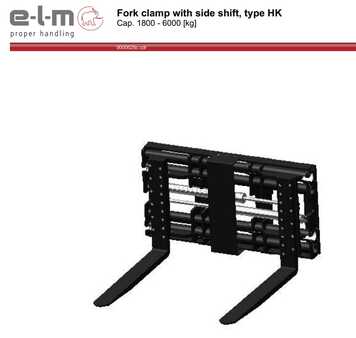 Fork adjustment equipment with sideshift 2020  E-L-M HK 4015 0, SHTAd02., Forkposition with integrierteseidshift (1)