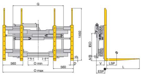 Multi-pallet handler 4/2 2010  Stabau S7-DPK 60-S-A, SHTAdp4-2.,  Good 4x2400mm   (10)