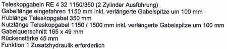 Forche telescopiche 2018  Griptech-Kooi RE4-32-1150-350 (4)