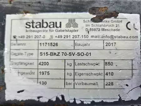 Pinces à fourches - Stabau S15-BKZ 70-SV-SO-01 (10)