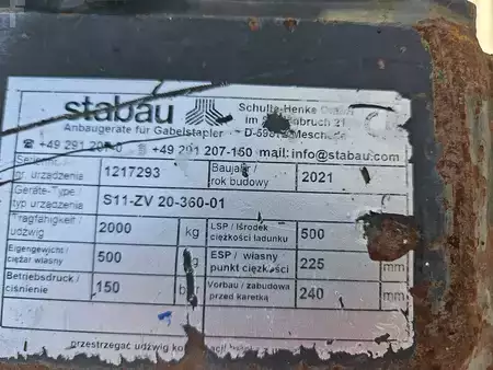 Zinkenverstellgerät drehbar 2021  Stabau S11-ZV 20-360 (2)
