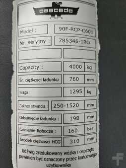 Grampo para rolos de papel com rotação de 360º  Cascade 90F-RCP-C601   (9)