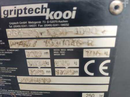 Hydraulic Telescopic Fork Arms 2019  Griptech-Kooi RG4-25-1350-1000 (5)