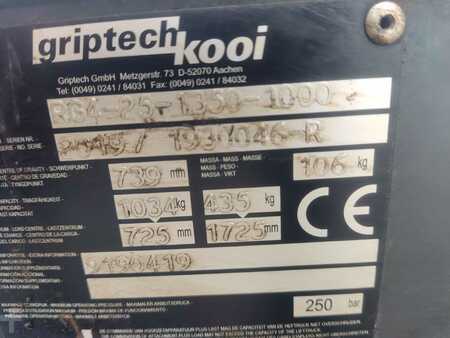 Hydraulic Telescopic Fork Arms 2019  Griptech-Kooi RG4-25-1350-1000 (6)