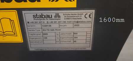 Garfo redondo  para carpetes  2022  Stabau S2-TD040 (1)