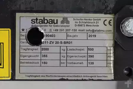 Posizionatore forche con traslatore integrato 2019  Stabau S11-ZV 20-S-BR01 (3)